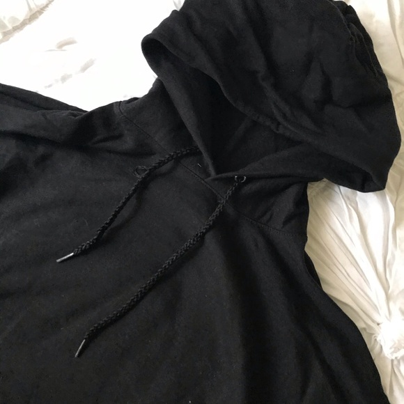 Solid Black Hoodie - Picture 3 of 4